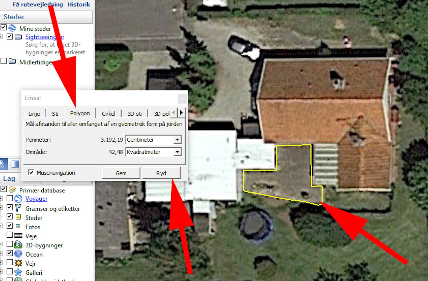 Opmåling af grund Opmåling af grund